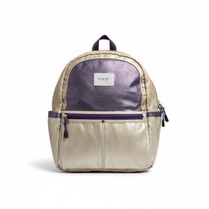 STATE  Kane Backpack in Purple and Champagne Gold